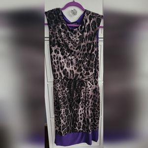 Jones New York Leopard Print Dress Size 4